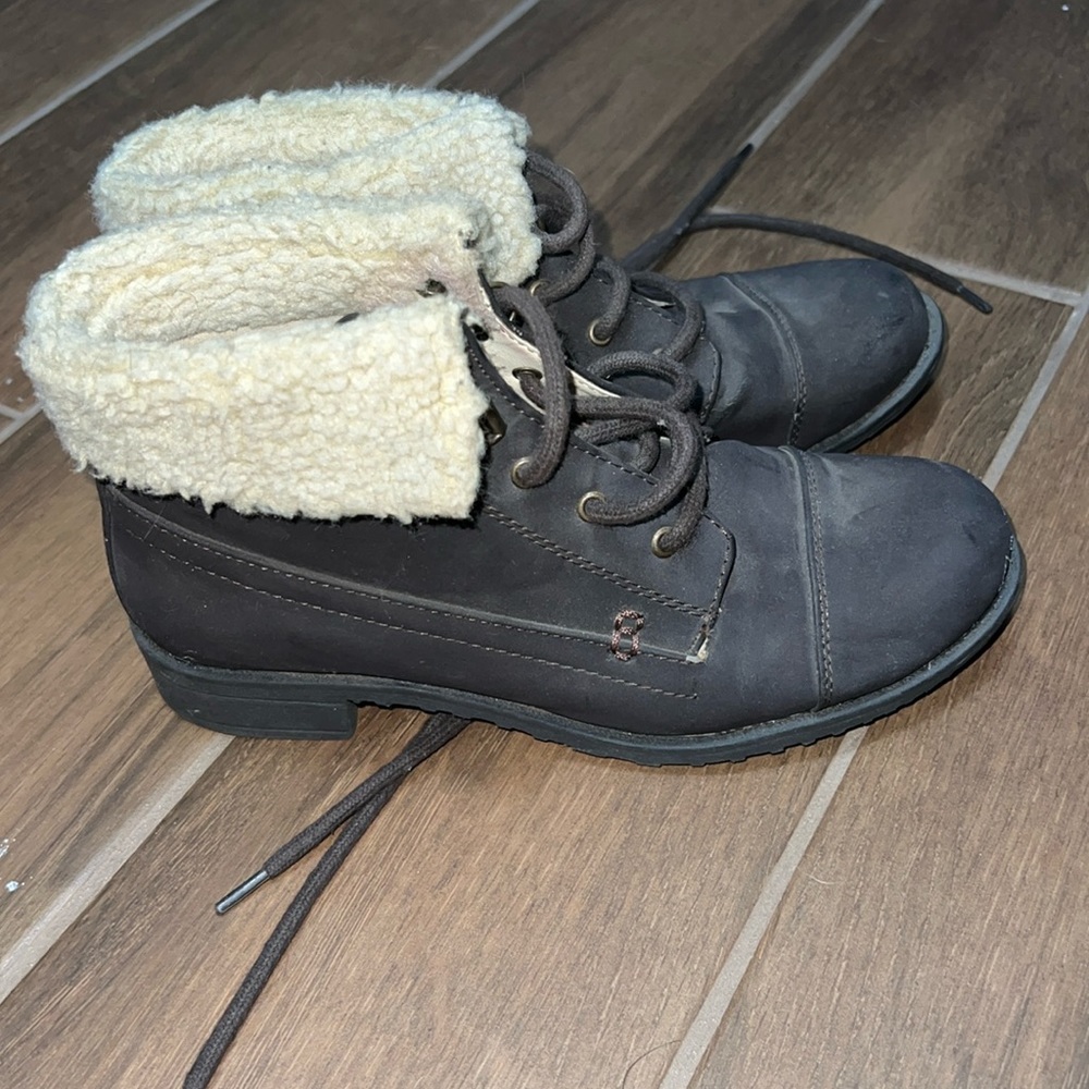 Brown booties
